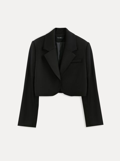 Укороченный жакет из костюмной ткани LJ 3253 - купить в интернет-магазине Conte