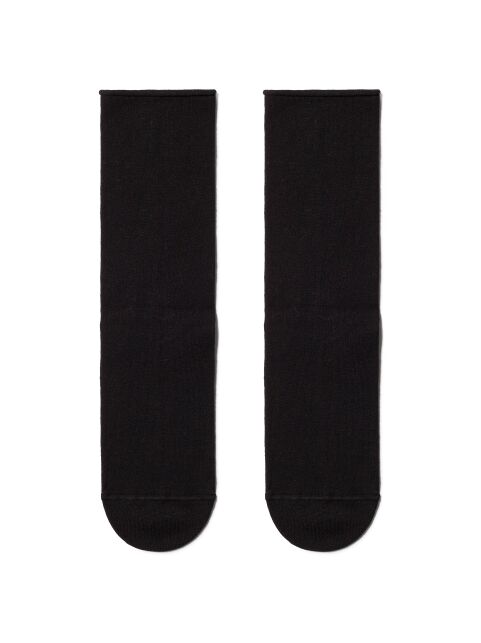 Удлиненные теплые носки из хлопка с шерстью - купить в интернет-магазине Conte