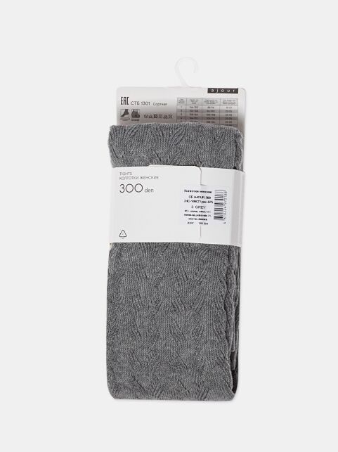 Тёплые ажурные колготки AJOUR - купить в интернет-магазине Conte