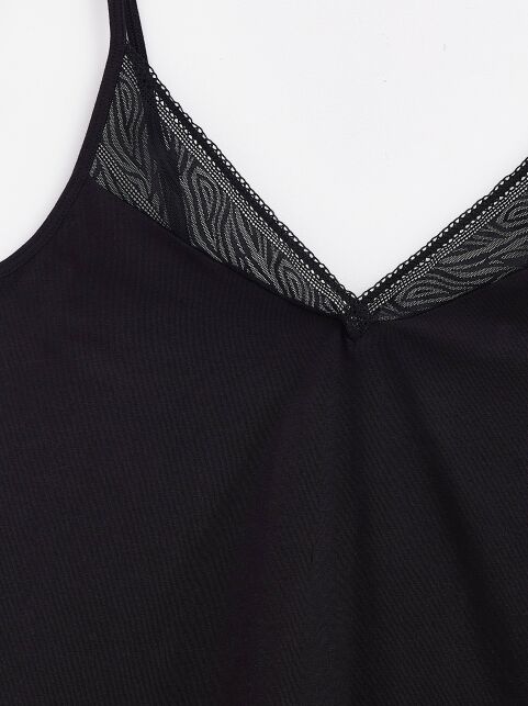 Свободный топ из анималистичного кружева и хлопка Zebra LHW 1354 - купить в интернет-магазине Conte