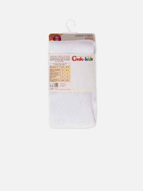 Ажурные хлопковые колготки Miss, модель 609 - купить в интернет-магазине Conte