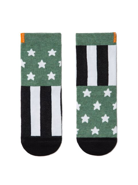 Хлопковые носки с веселыми рисунками "Веселые ножки", модель 280 - купить в интернет-магазине Conte