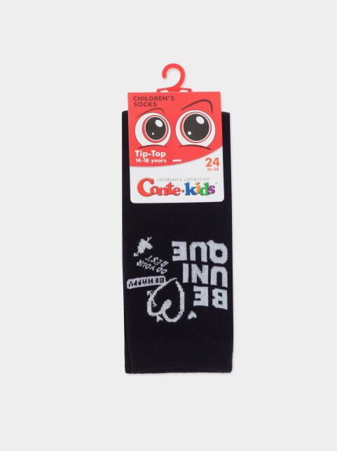 Хлопковые носки с рисунком “Be unique” - купить в интернет-магазине Conte