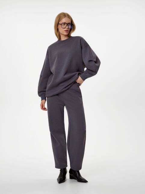 Брюки из футера на флисе с карманами LBK 3234 - купить в интернет-магазине Conte