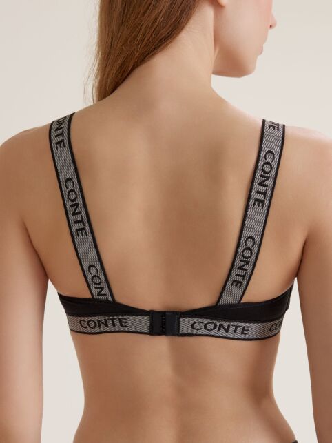 Бюстье из микромодала с декоративными линиями BODY TOUCH LBE 3192 - купить в интернет-магазине Conte