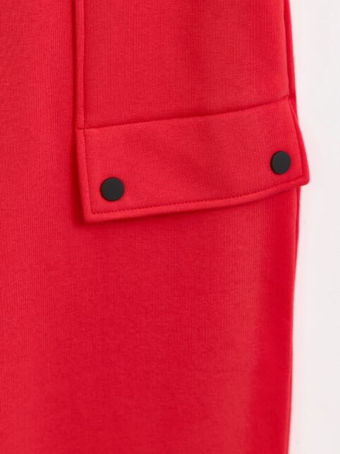 Брюки из футера на флисе с декоративным клапаном LBK 2842 - купить в интернет-магазине Conte