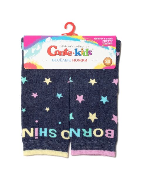 Хлопковые носки с веселыми рисунками "Веселые ножки", модель 477 - купить в интернет-магазине Conte