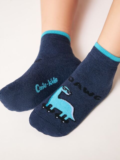 Махровые темно-синие носки SOF-TIKI с рисунком «Dawg» - купить в интернет-магазине Conte