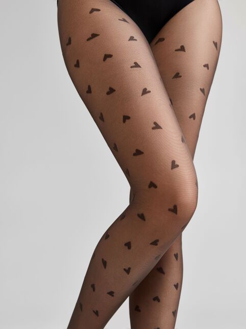 Колготки в сердечки TRESOR - купить в интернет-магазине Conte