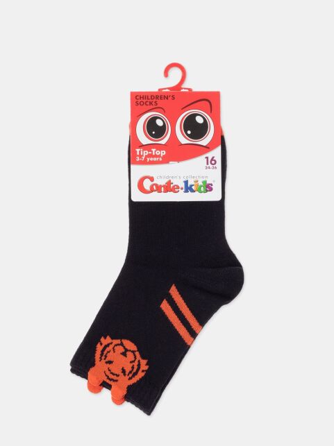 Носки из хлопка с декоративным 3D-пикотом “Tiger” - купить в интернет-магазине Conte