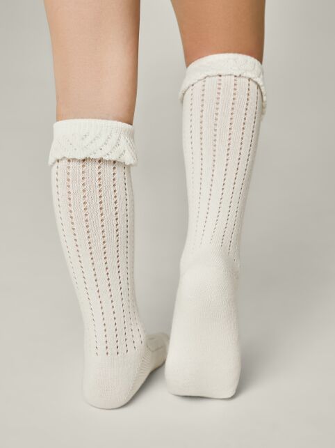 Гольфы с воздушными рюшами и хлопком MISS - купить в интернет-магазине Conte