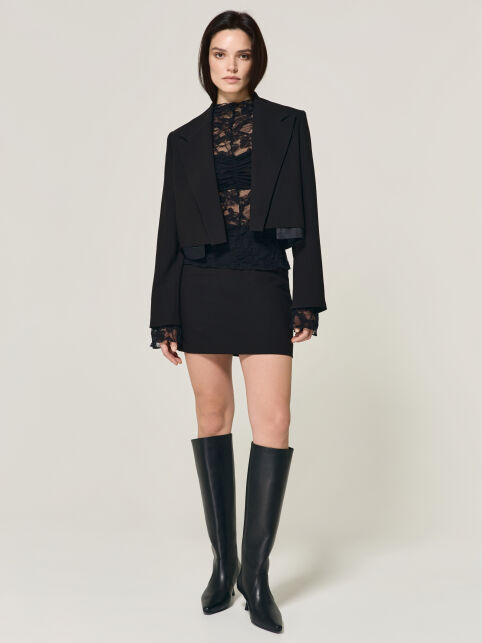 Юбка-mini из костюмной ткани LU 3396 - купить в интернет-магазине Conte