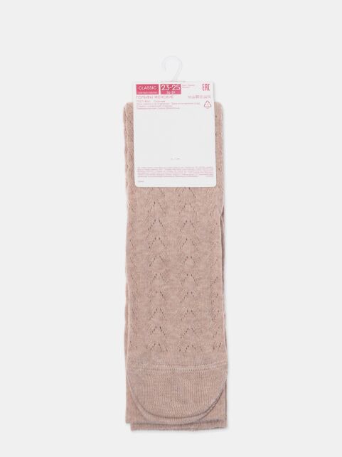 Гольфы из хлопка с ажурным рисунком - купить в интернет-магазине Conte