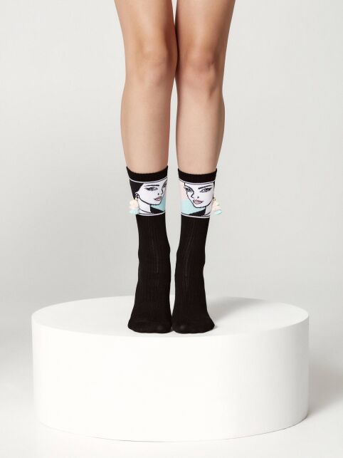 Носки с декором из лимитированной коллекции, модель 232 - купить в интернет-магазине Conte