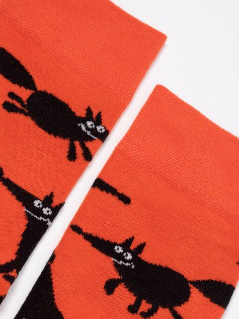 Хлопковые носки с рисунком «Fox», модель 166 - купить в интернет-магазине Conte