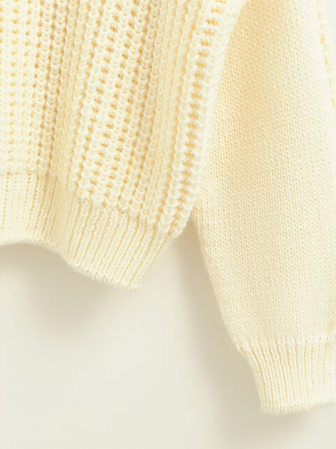 Джемпер умеренно свободного силуэта из пряжи с шерстью LDK 24137 - купить в интернет-магазине Conte