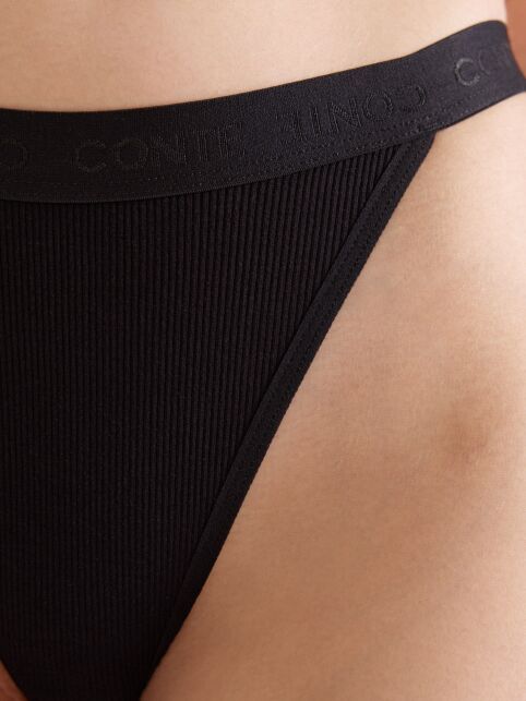 Трусы танга в рубчик из вискозы ACTIVE SHAPE LTA 3189 - купить в интернет-магазине Conte