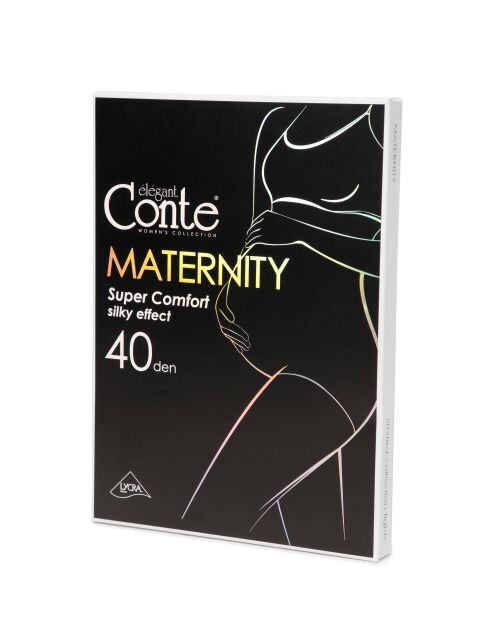 Эластичные шелковистые колготки женские для будущих мам Maternity 40 бронзового цвета Эластичные шелковистые колготки женские для будущих мам Maternity 40 бронзового цвета - купить в интернет-магазине Conte