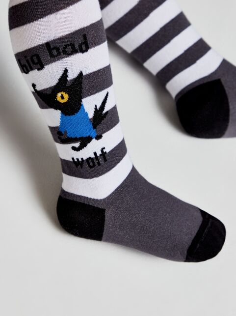 Хлопковые колготки с рисунком “Wolf” - купить в интернет-магазине Conte