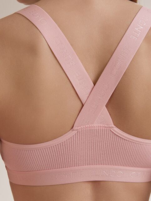 Бюстье в рубчик с перекрёстными бретелями ACTIVE SHAPE LBE 3184 - купить в интернет-магазине Conte