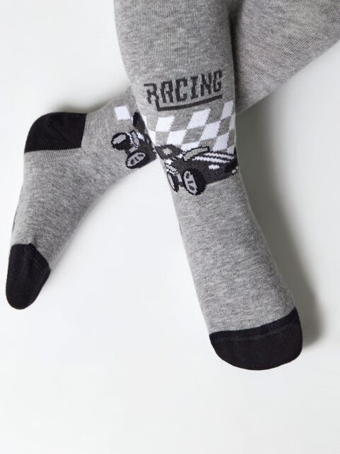 Хлопковые колготки с рисунком “Racing” - купить в интернет-магазине Conte