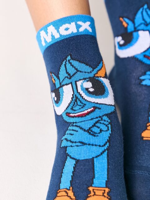 Хлопковые носки «Глазастики» Max - купить в интернет-магазине Conte
