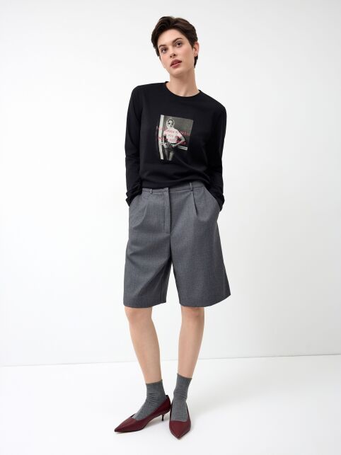 Шорты из костюмной ткани женские LS 3263 - купить в интернет-магазине Conte