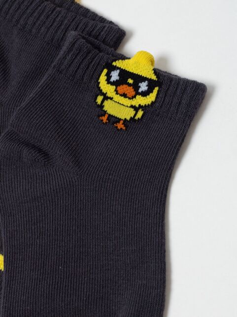 Удлиненные носки в рубчик с декоративным пикотом “Chick” - купить в интернет-магазине Conte