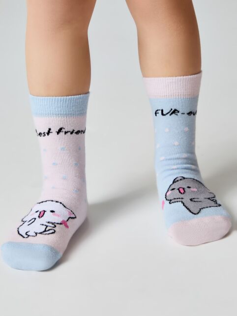 Хлопковые носки с веселыми рисунками "Веселые ножки", модель 478 Хлопковые носки с веселыми рисунками "Веселые ножки", модель 478 - купить в интернет-магазине Conte