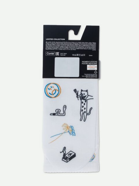 Удлиненные носки с хлопком - купить в интернет-магазине Conte