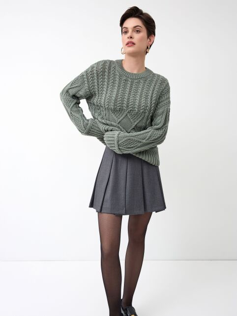 Юбка-mini в складку LU 3262 - купить в интернет-магазине Conte