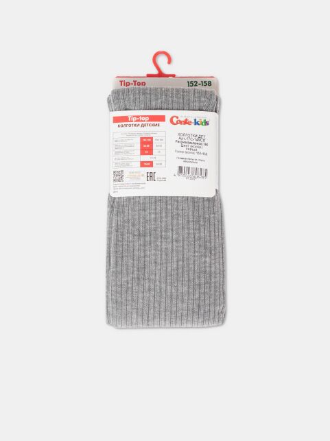 Колготки из хлопка в мелкий рубчик - купить в интернет-магазине Conte