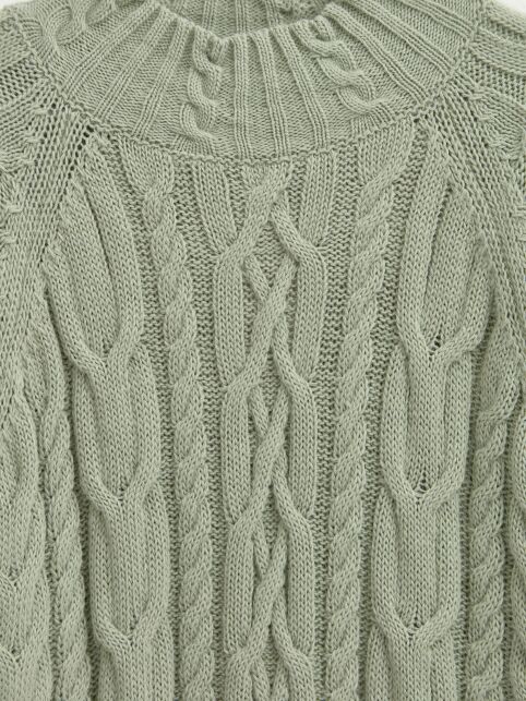 Фактурный джемпер с косами LDK 244 - купить в интернет-магазине Conte