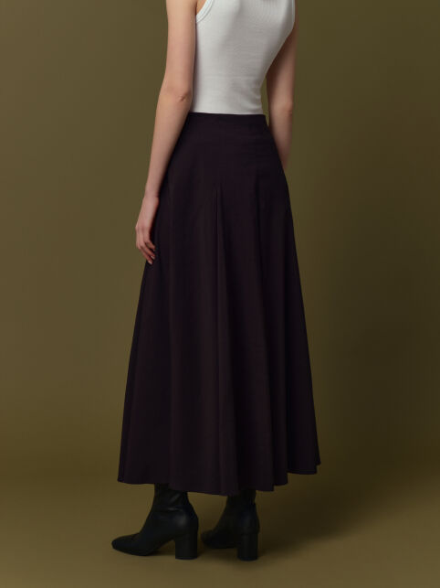 Юбка-макси со складками LU 3438 - купить в интернет-магазине Conte