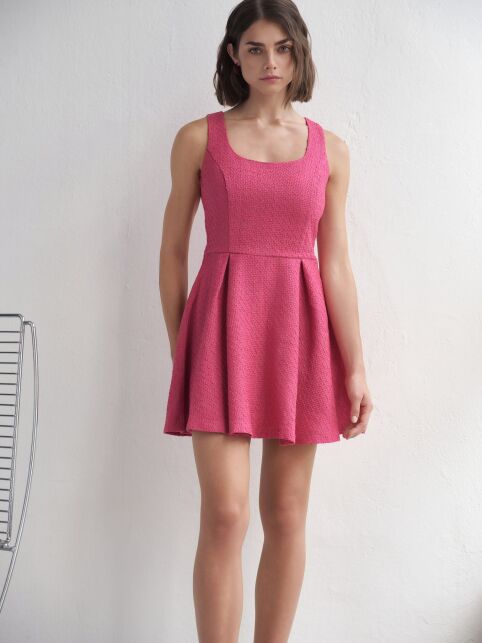 Платье с отрезной линией талии из твида LSF 3443 - купить в интернет-магазине Conte