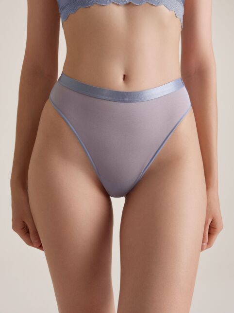 Трусы с высокой линией талии из сетки FLOWER LINE LBR 3211 - купить в интернет-магазине Conte