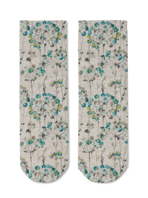 Носки с принтом FANTASY из смесовой пряжи с хлопком и льном, модель 258 - купить в интернет-магазине Conte