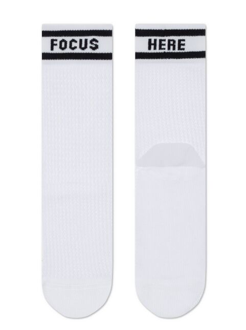 Удлиненные хлопковые носки c ажурным переплетением «Focus» - купить в интернет-магазине Conte