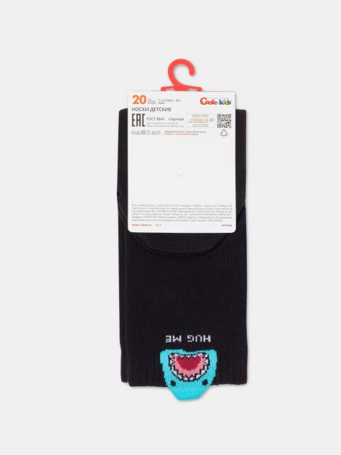 Удлиненные носки в рубчик с декоративным пикотом “Shark” - купить в интернет-магазине Conte