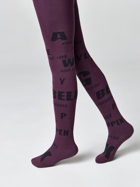 Колготки SOF-TIKI (махровые внутри) с рисунками, модель 530 - купить в интернет-магазине Conte