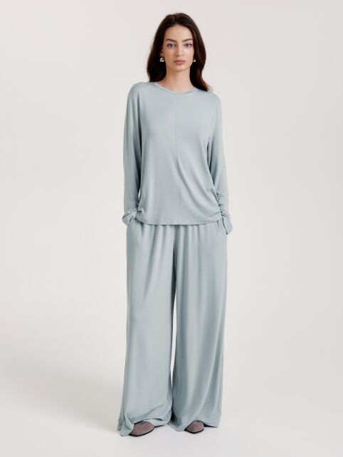 Лонгслив из вискозы с декоративными швами LD 3506 - купить в интернет-магазине Conte