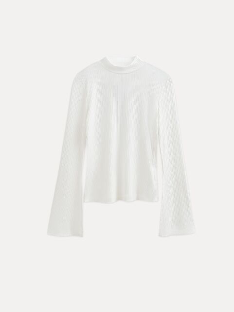 Джемпер в рубчик с расклешенными рукавами с разрезами LD 3241 - купить в интернет-магазине Conte