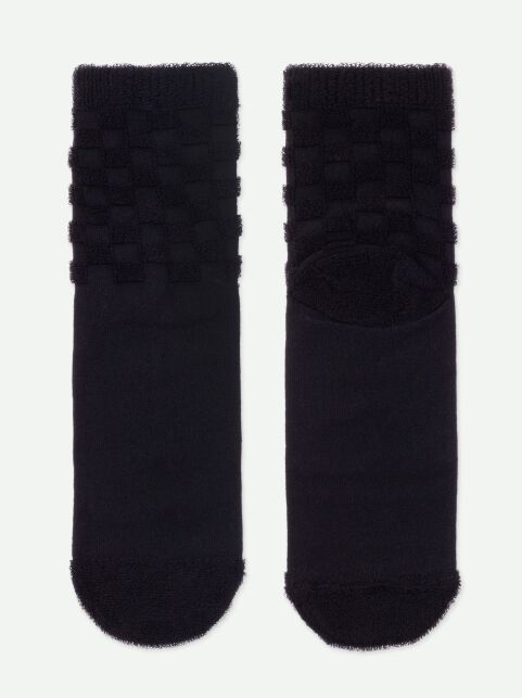 Махровые носки из хлопка с объемными рисунками «квадраты» COMFORT - купить в интернет-магазине Conte