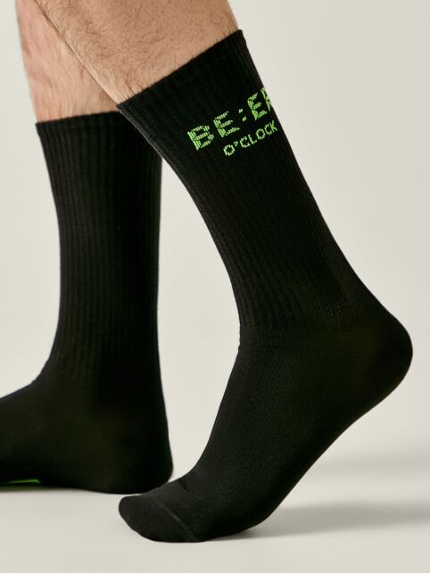 Удлинённые носки ACTIVE с надписью «O'clock» - купить в интернет-магазине Conte