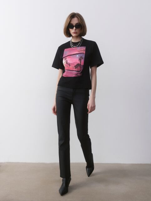 Джинсы straight «под кожу» с высокой посадкой CON-698 Джинсы straight «под кожу» с высокой посадкой CON-698 - купить в интернет-магазине Conte