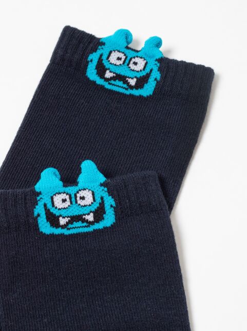 Носки из хлопка с декоративным 3D-пикотом “Monster” - купить в интернет-магазине Conte