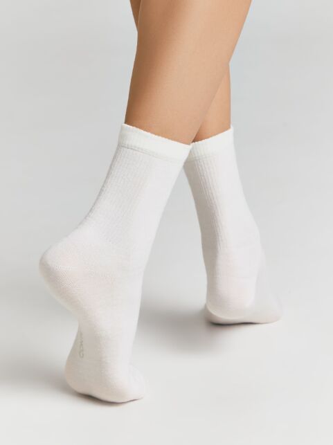 Теплые носки с шерстью в мелкий рубчик COMFORT - купить в интернет-магазине Conte