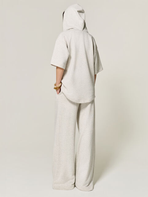 Туника из футера с капюшоном и фигурным низом LTH 3382 - купить в интернет-магазине Conte