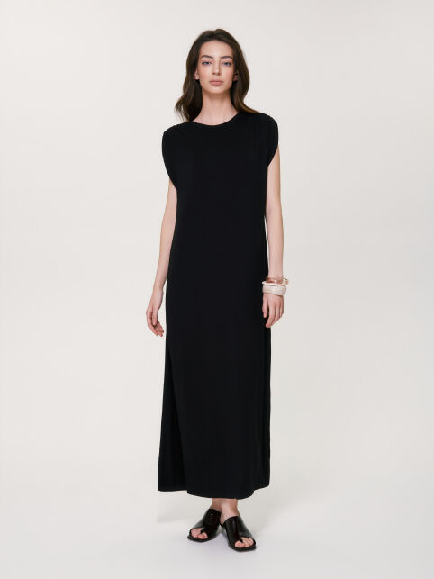 Платье-макси из вискозы со сборкой на плечах LPL 3510 - купить в интернет-магазине Conte