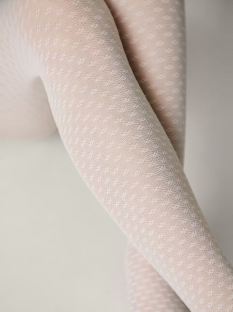 Колготки с ажурным геометрическим рисунком JULIA - купить в интернет-магазине Conte